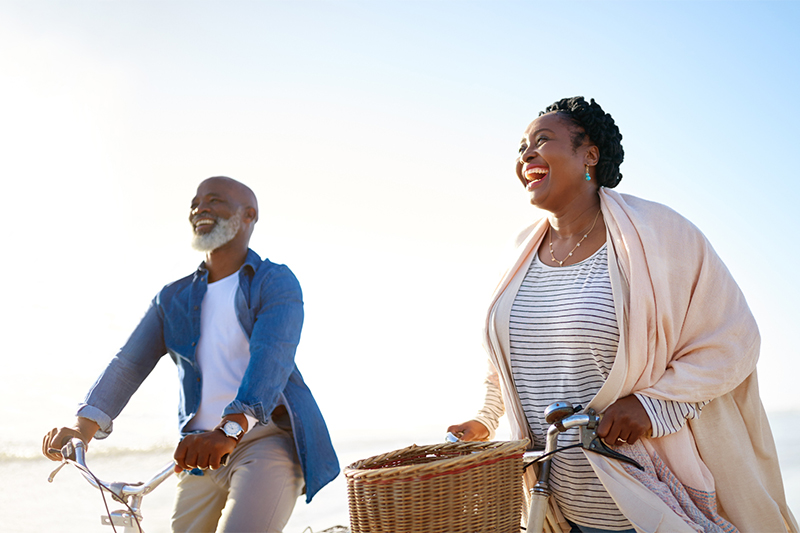 Couple-Biking